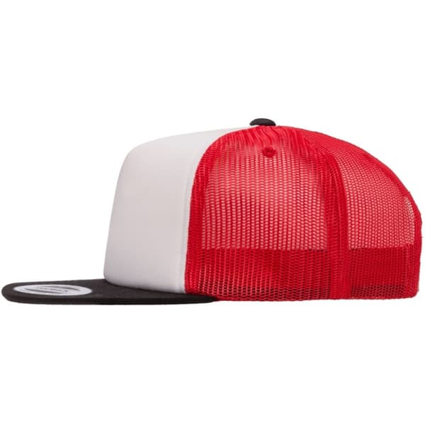 Flexfit By Yupoong Foam Trucker Cap With White Front