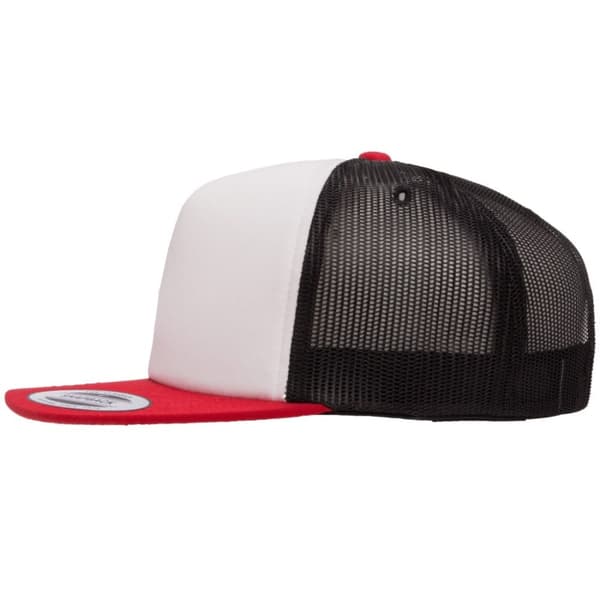 Flexfit By Yupoong Foam Trucker Cap With White Front