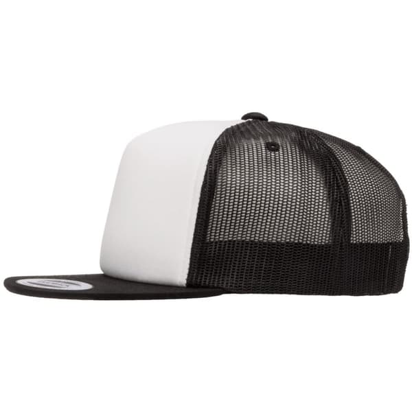 Flexfit By Yupoong Foam Trucker Cap With White Front