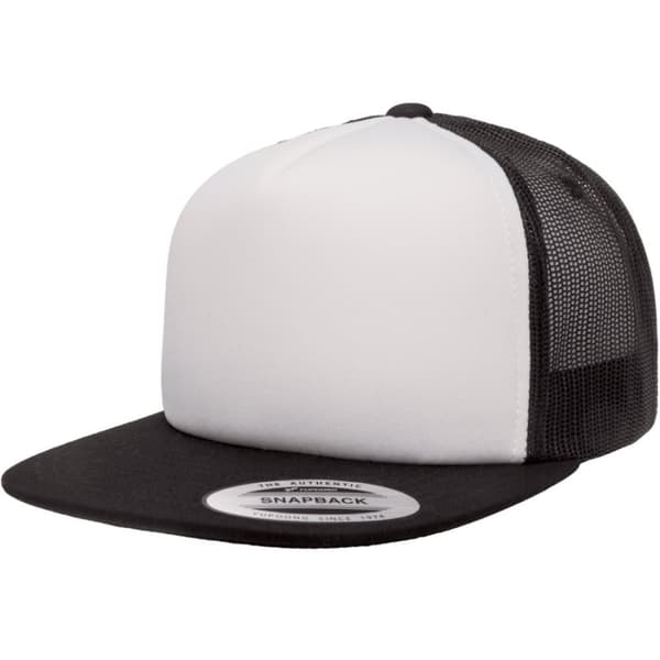 Flexfit By Yupoong Foam Trucker Cap With White Front