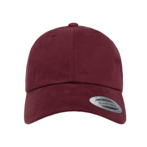 Flexfit by Yupoong En keps i persika bomullstwill Maroon One Size
