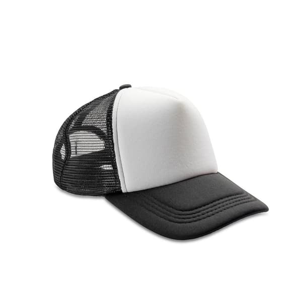 Result Core Half Mesh Truckers Cap Black/White One Size