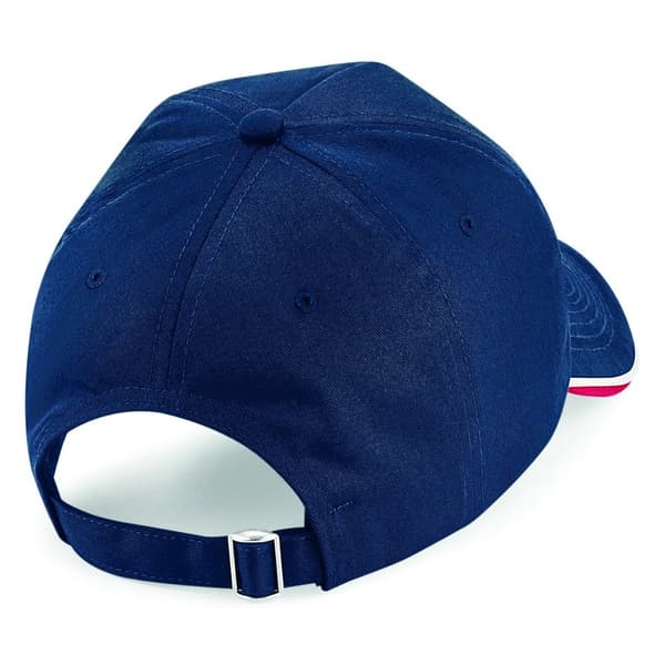 Beechfield Voksne Unisex Authentic 5 Panel Piped Peak Cap