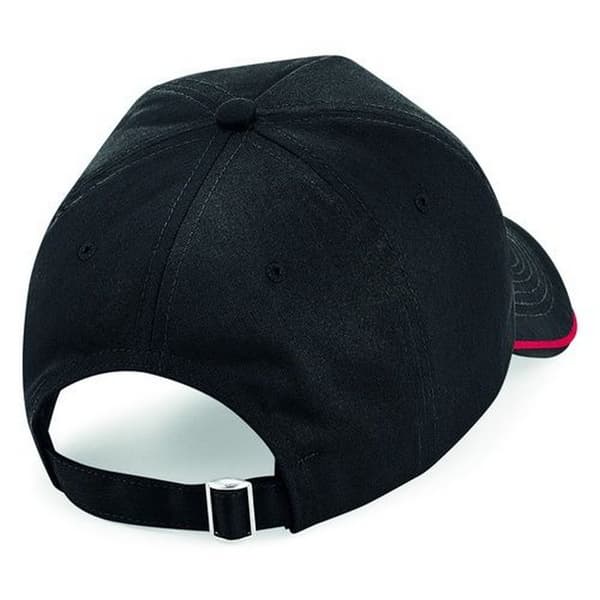 Beechfield Voksne Unisex Authentic 5 Panel Piped Peak Cap
