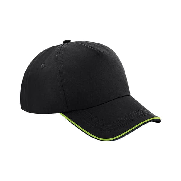 Beechfield Autentiska 5-panel keps med pipetter