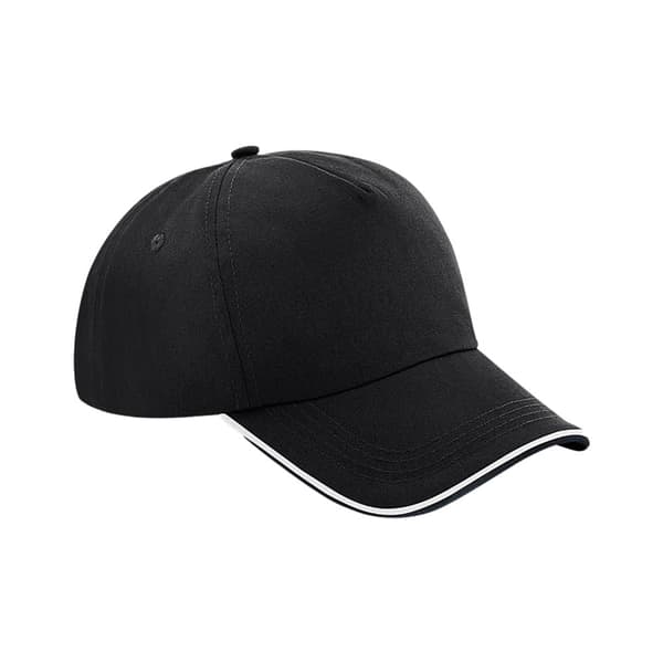 Beechfield Autentiska 5-panel keps med pipetter