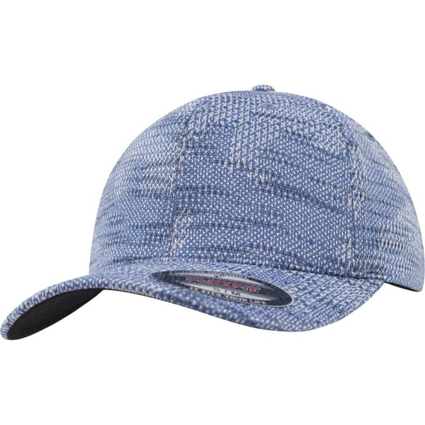 Flexfit by Yupoong Jacquard stickad keps Blue S/M