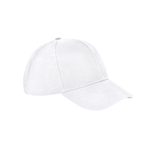 Beechfield Unisex Ultimate 6 Panel Cap White One Size