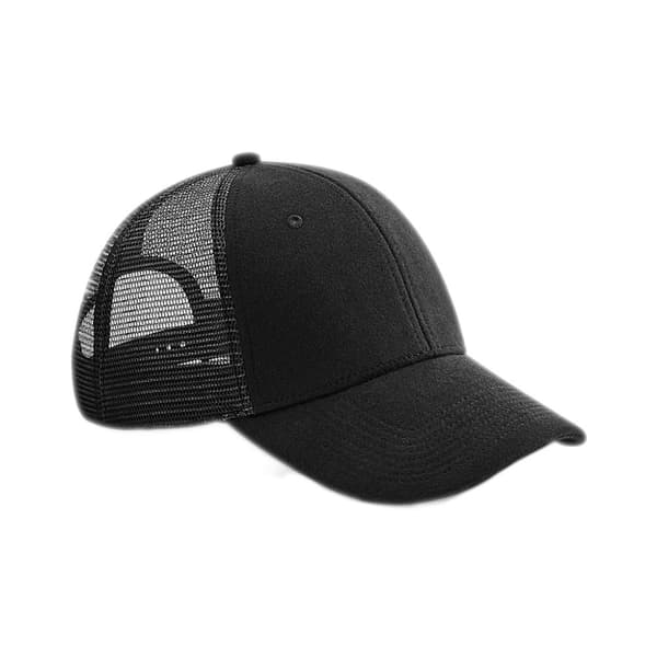 Beechfield Voksne Unisex Jersey Athleisure Trucker Cap Black One Size