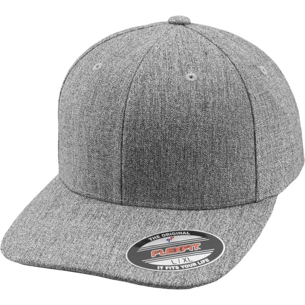 Flexfit by Yupoong Slät spännviddshuvud Heather Grey L/XL