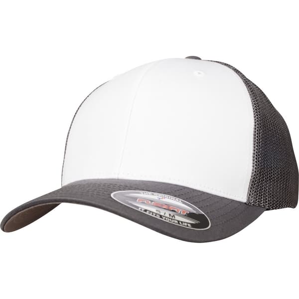 Flexfit by Yupoong Vuxna Unisex färgade framsida Mesh Trucker Cap