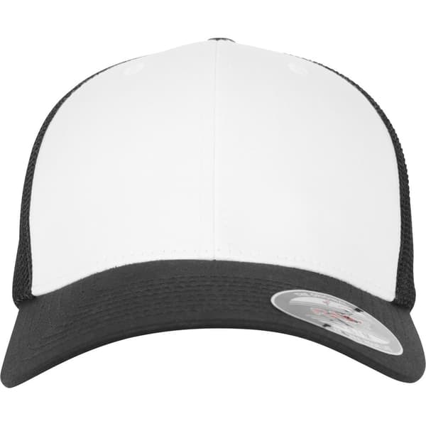 Flexfit by Yupoong Vuxna Unisex färgade framsida Mesh Trucker Cap
