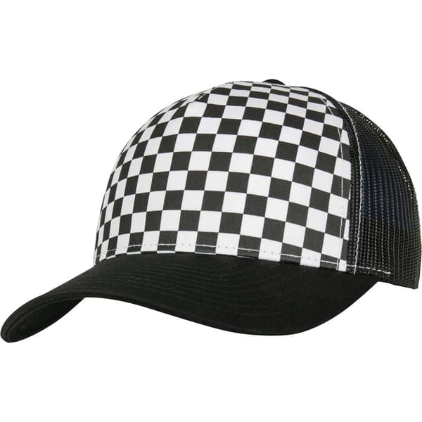 Flexfit by Yupoong Täckbräda retro trucker cap Black/White One Size