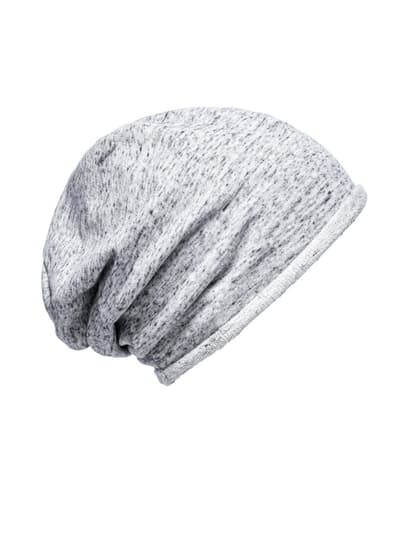 Men's hat H026 - grey/melange