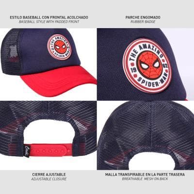 Spiderman premium caps størrelse 56 cm avengers