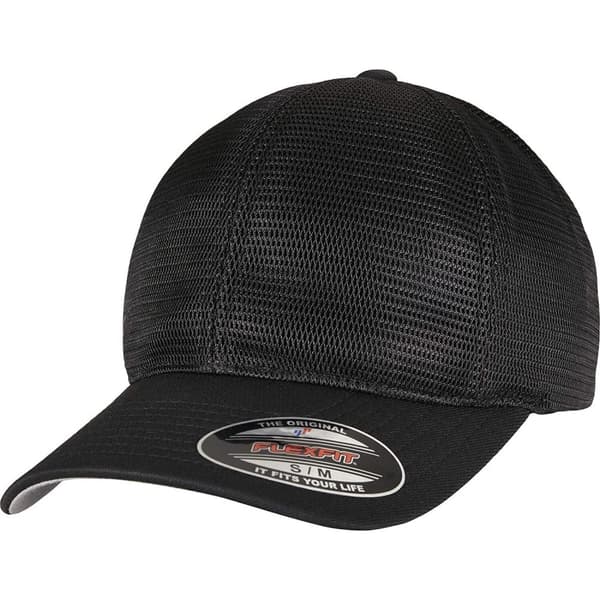 Flexfit Unisex 360 Omnimesh Mesh Cap för vuxna 360 Omnimesh Black L-XL