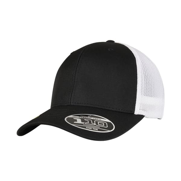 Flexfit Unisex vuxen 110 tvåfärgad keps Black/White One Size