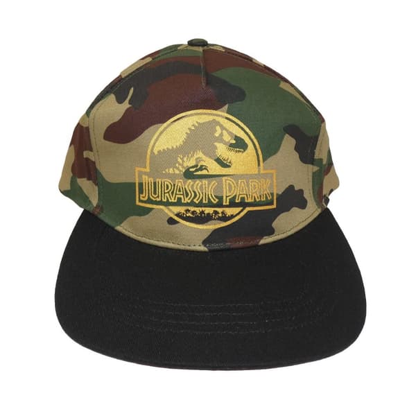 Jurassic Park Camo Logo Snapback Cap Multicoloured One Size