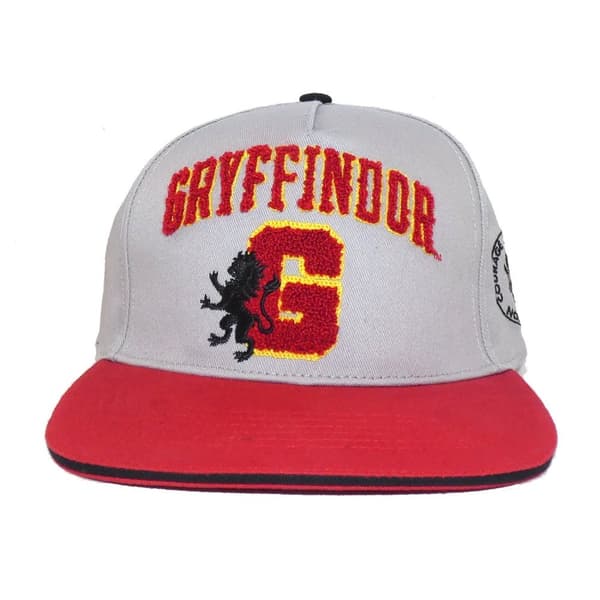 Harry Potter Gryffindor Snapback Cap Grey/Red One Size