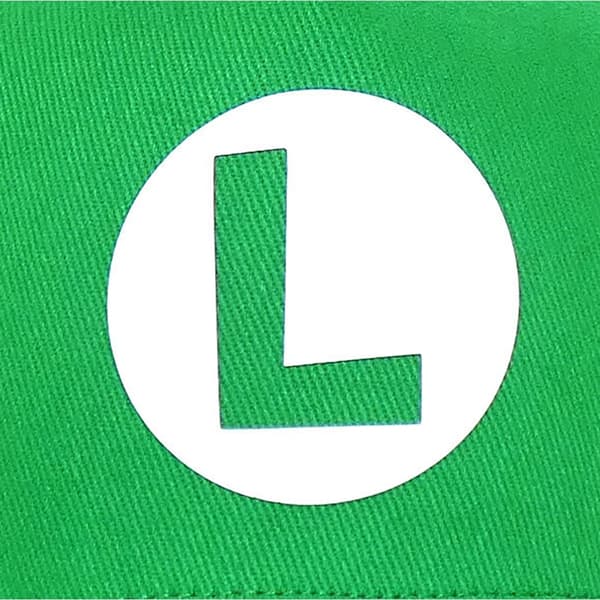 Super Mario Badge Luigi Snapback Cap