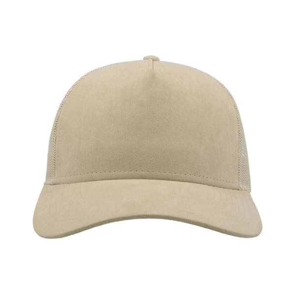 Atlantis Rapper Faux Suede 5 Panel Trucker Cap