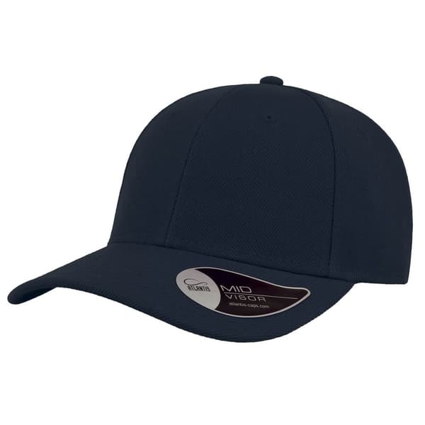Atlantis Beat Structured 6 Panel Cap Navy One Size