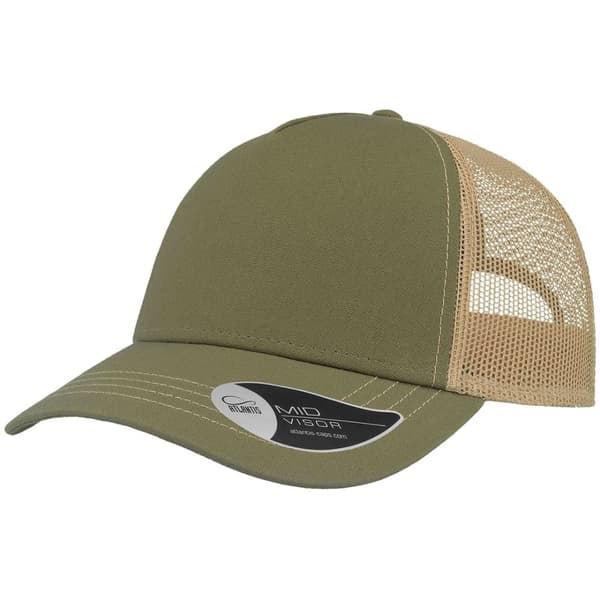Atlantis Rapper lærred 5 Panel Trucker Cap