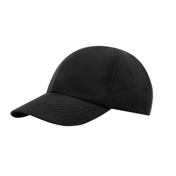 Elevate NXT Mica Recycled 6 Panel Cool Fit Cap Solid Black One Size