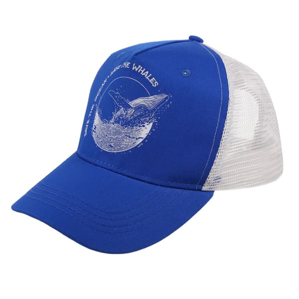 Regatta Mens Tassian Whale Trucker Cap Lapis Blue/White One Size