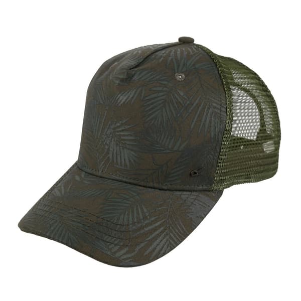 Regatta Mens Tassian Palm Print Trucker Cap Capulet One Size