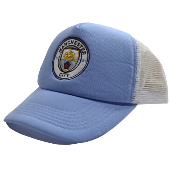 Manchester City FC Trucker Cap Sky Blue/White One Size