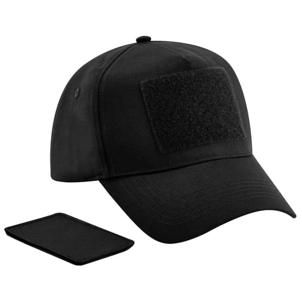 Beechfield Unisex Adult 5 Panel Removable Patch Cap