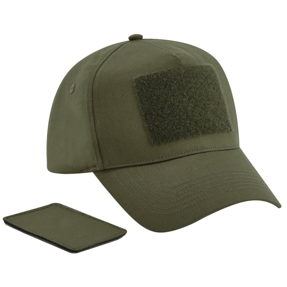 Beechfield Unisex vuxen 5 Panel avtagbar patch cap