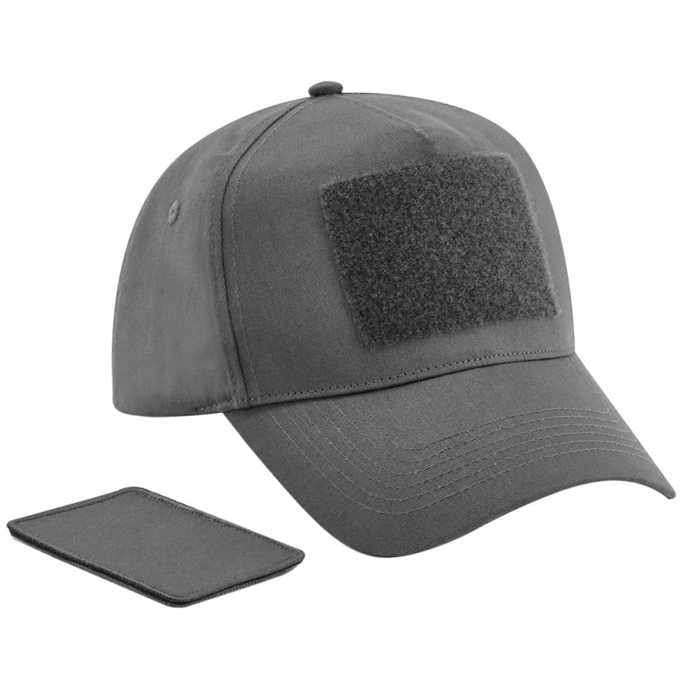 Beechfield 5 Panel Removable Patch Baseball Cap
