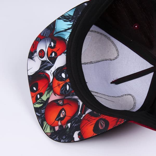 Caps deadpool 57-59 cm voksenstørrelse 14+ år flat cap marvel