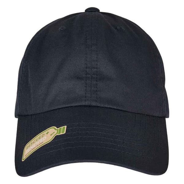 Flexfit Pappa återvunnen polyester basebollkeps Navy One Size