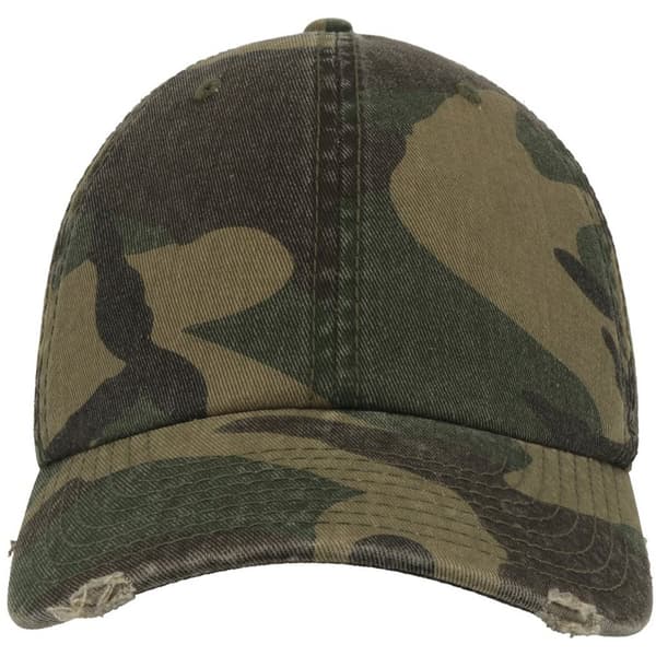 Atlantis 6 Panel Baseball Cap Camo Green One Size