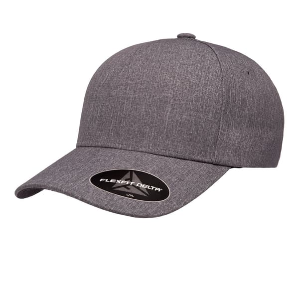 Yupoong Unisex Flexfit Delta Melange Carbon Baseball, til voksne
