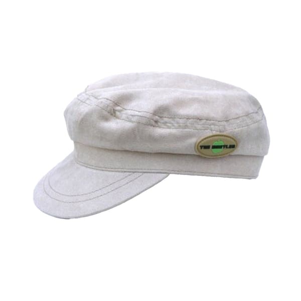 The Beatles Unisex Adult Help! Badge Moleskin Cap Beige S
