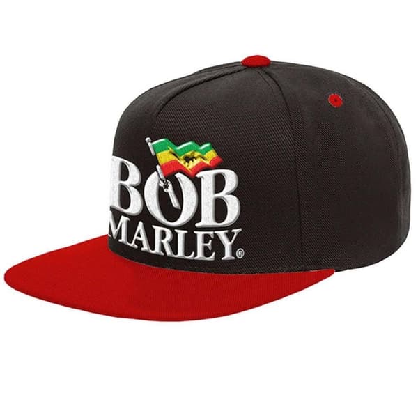Bob Marley Unisex vuxen logotyp baseballkeps Black One Size