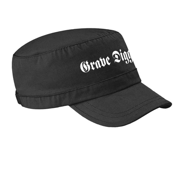 Grave Digger Logo Army Cap Black One Size