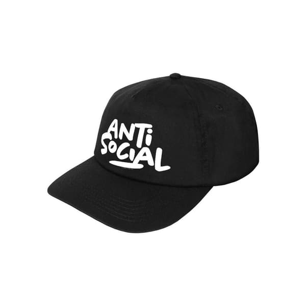 Grindstore Anti Social Baseball Cap Black One Size