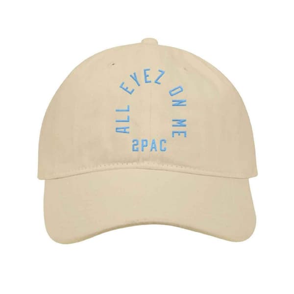 Tupac Shakur Unisex Adult All Eyez On Me Baseball Cap Sand One Size