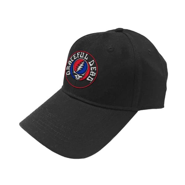 Grateful Dead Unisex vuxen Steal Your Face logotyp baseballkeps Black One Size