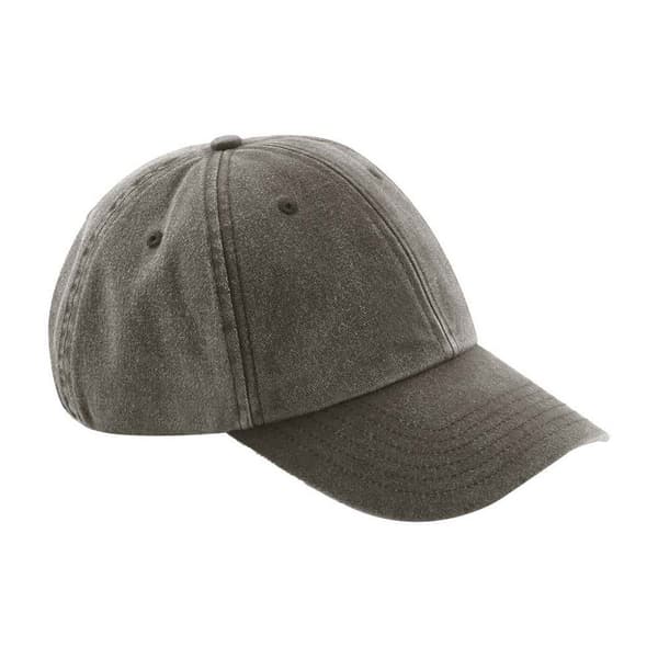 Beechfield Unisex vuxen Vintage låg profil keps
