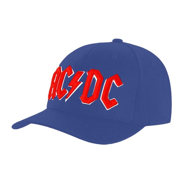 AC/DC Unisex Adult Logo Baseball Cap Mid Blue One Size