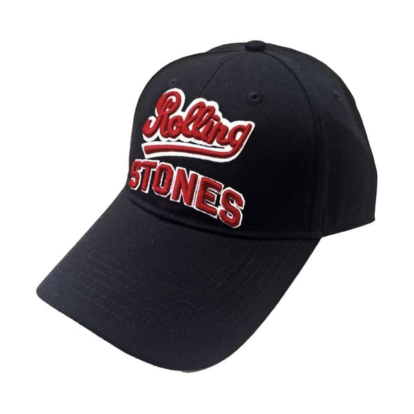 The Rolling Stones Unisex vuxen laglogotyp baseballkeps Black One Size