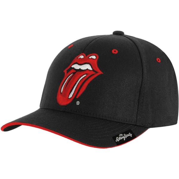 The Rolling Stones Unisex vuxen logotyp baseballkeps Black One Size