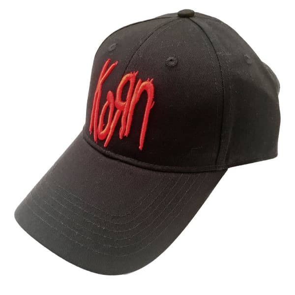 Korn Unisex baseballkasket med voksenlogo Black One Size