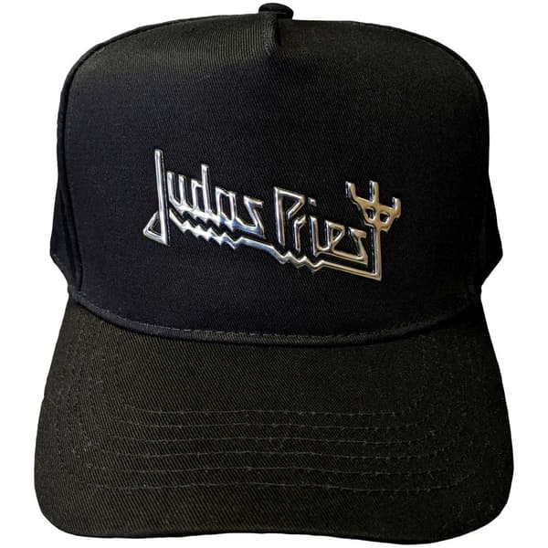 Judas Priest Unisex Adult Logo Baseball Cap Black/Sonic Silver One Size